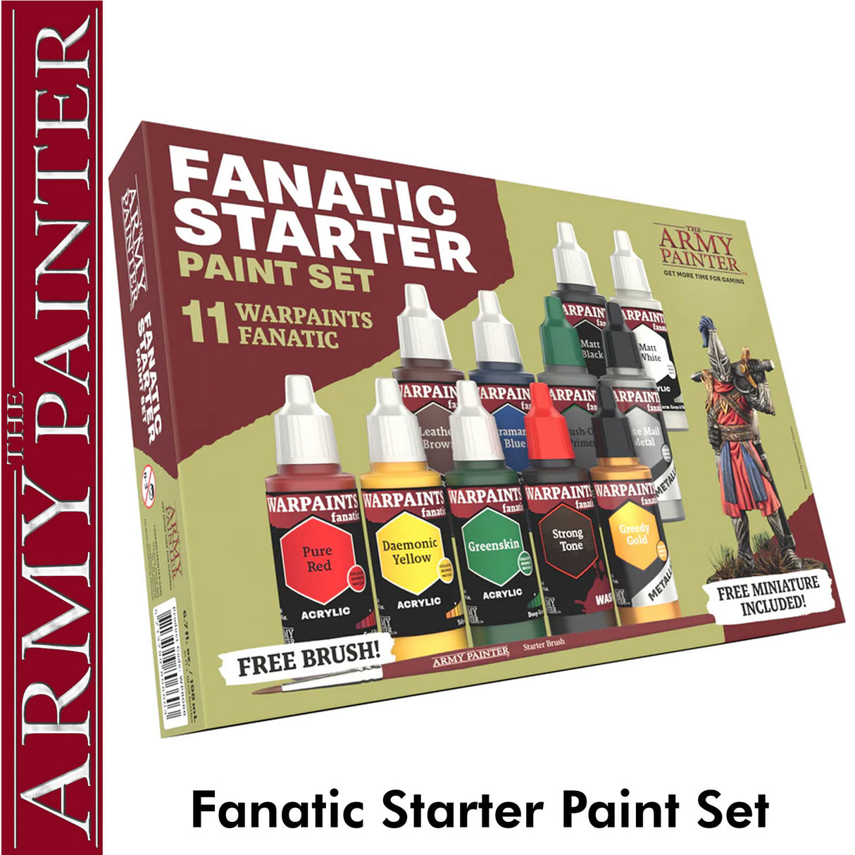Warpaints Fanatic Starter Paint Set - Acrylic - 18ml Bottles | Army Painter | WP8066P