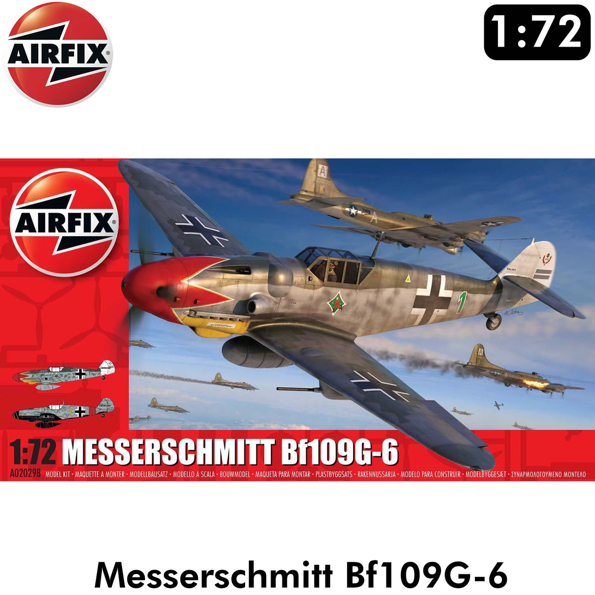 Messerschmitt Bf109G-6 - Model Kit | Airfix | A02029B