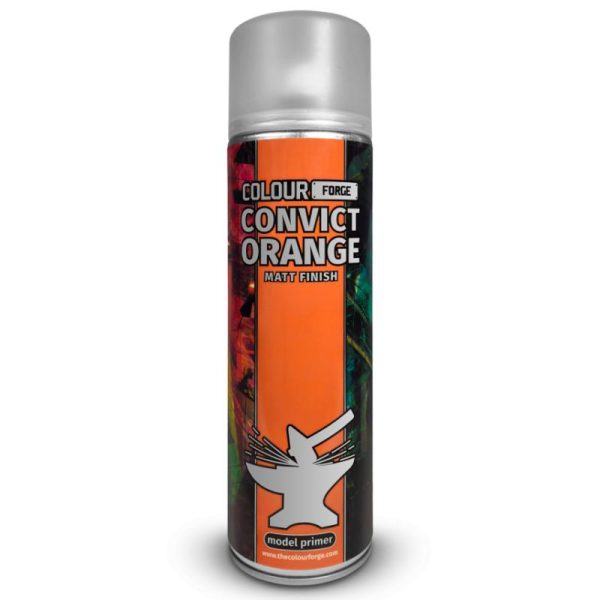 Convict Orange - 500ml Spray Primer | Colour Forge | TCFSPR026