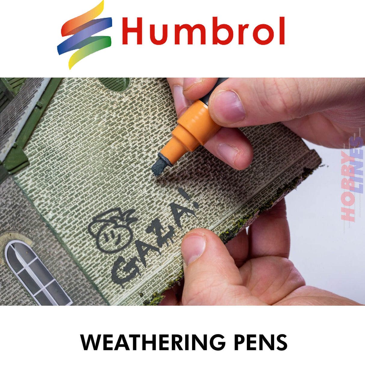 Weathering Pens - 6 Pack Acrylic Paint | Humbrol | AV0100