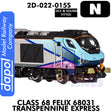 Class 68 Felix 68031 Transpennine Express - DCC & Sound | Dapol | 2D-022-015S