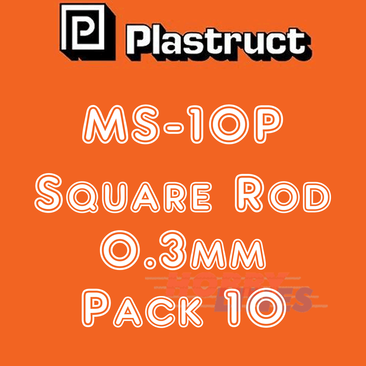SOLID SQUARE ROD range styrene ABS plastic polystyrene MS PLASTRUCT