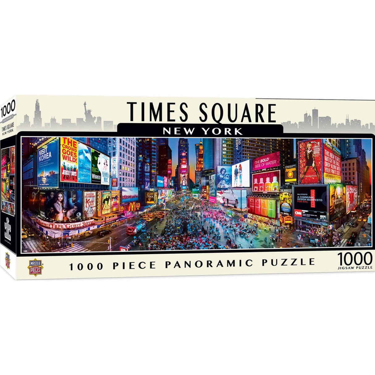 Times Square 1000pc Panoramic Jigsaw Puzzle | Masterpieces | 72077