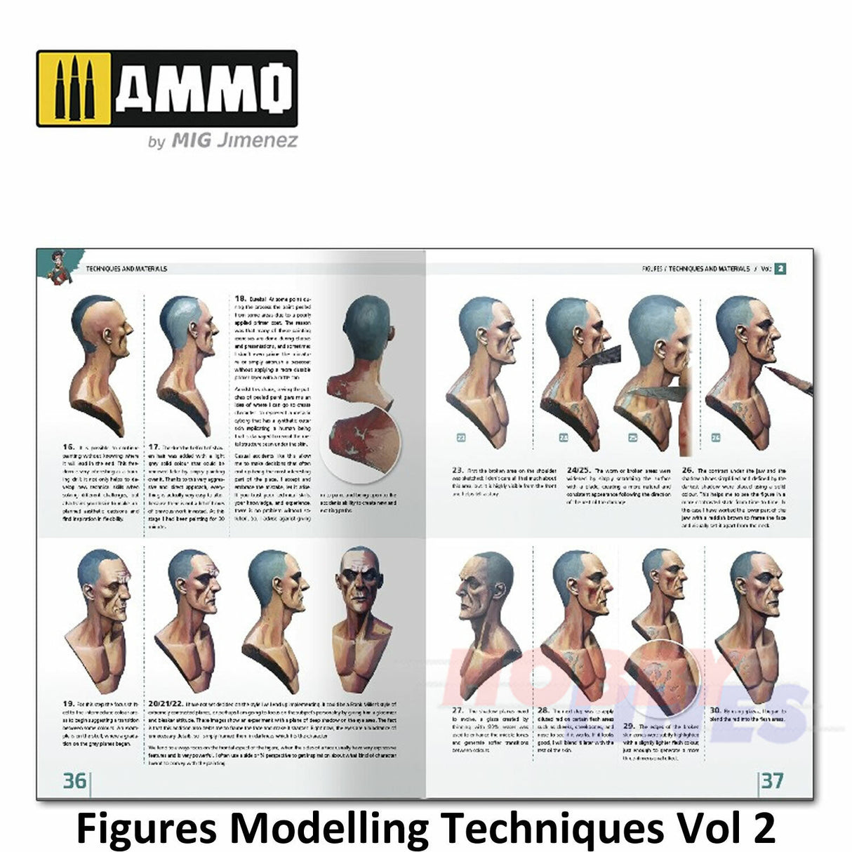 Encyclopaedia of Figures - Modelling Techniques 2 | Ammo by Mig Jimenez | MIG6222