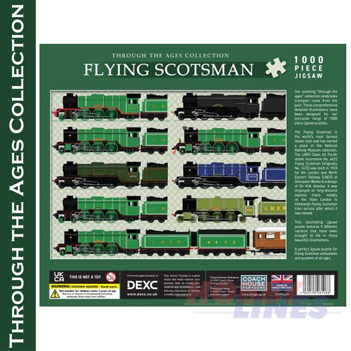 Flying Scotsman Through the Ages- 1000pc Puzzle | Coach House Partners | CHP0124