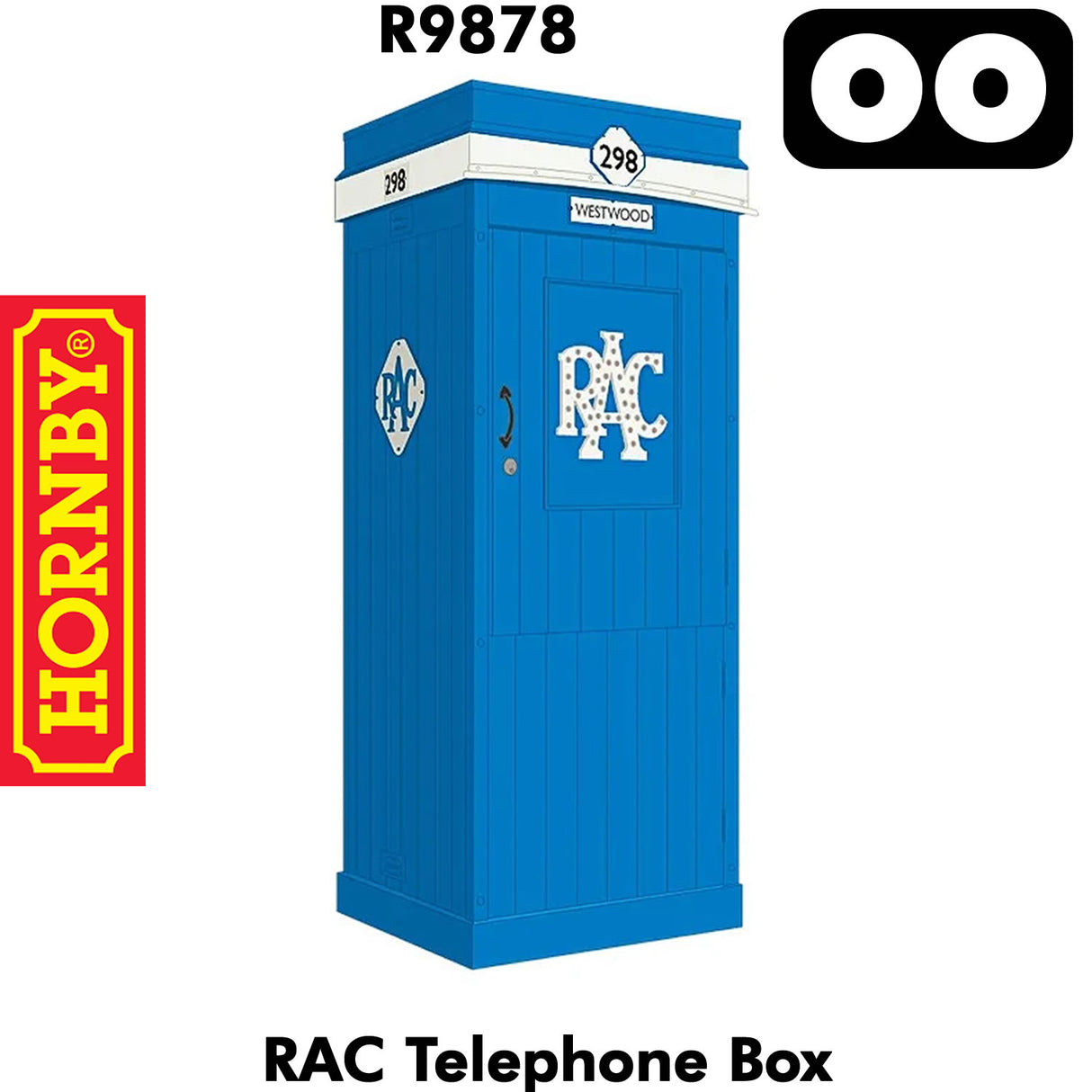 OO Gauge RAC Telephone Box Kiosk - 1:76 Scale | Hornby | R9878