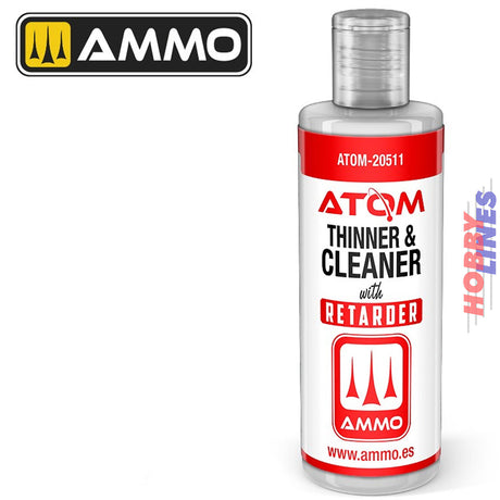 ATOM Thinner & Cleaner with Retarder 60 ml Ammo by Mig Jimenez ATOM-20511