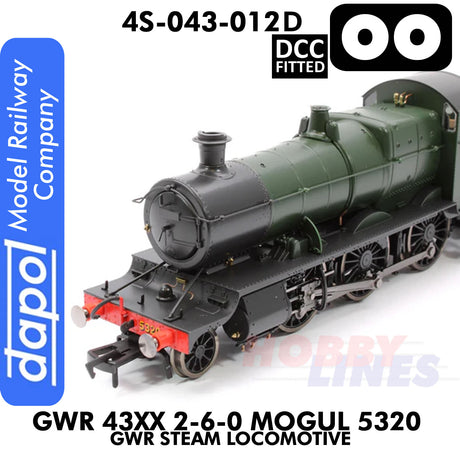 Great Western Railway - 43xx 2-6-0 Mogul 5320 -DCC - 1:76 OO | Dapol | 4S-043-012D