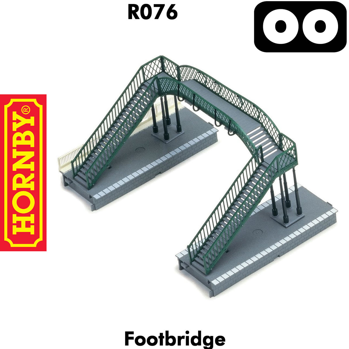 OO Gauge Footbridge Station Bridge - 1:76 | Hornby | R076