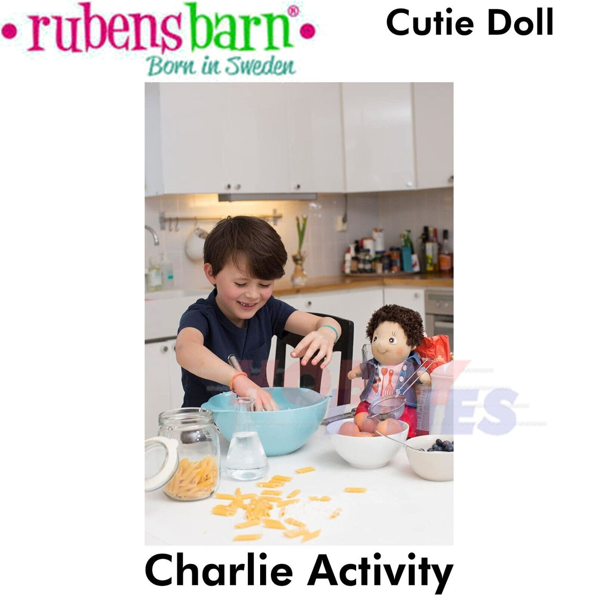 Charlie Activity Cutie Doll | Rubens Barn | 30-1525-00