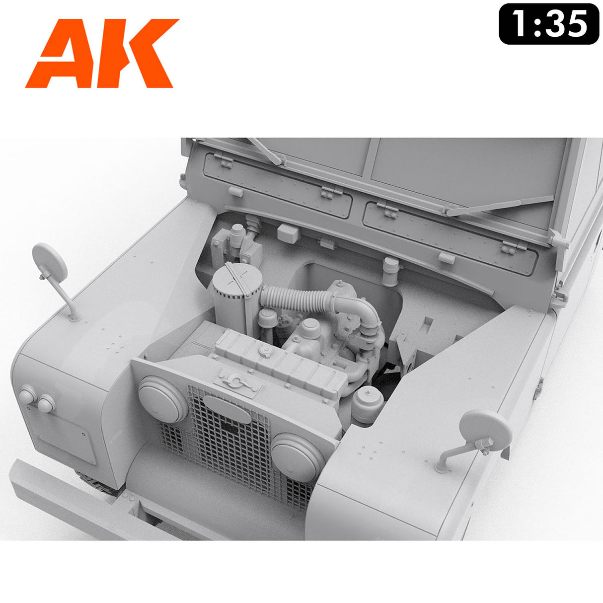 Land Rover 88 - Series IIA Station Wagon - Model Kit | AK interactive | AK35013