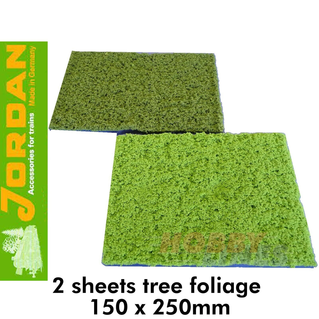 Tree Foliage - 2 Sheets - 150 x 250mm | Jordan | 59504