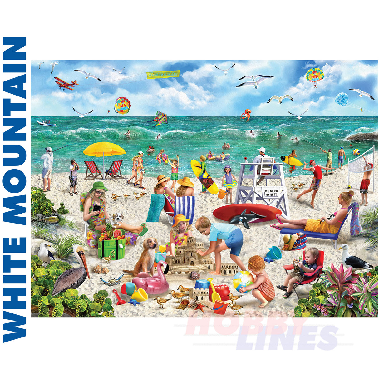 Beach Day - Seek & Find 1000 Piece Jigsaw Puzzle 1401