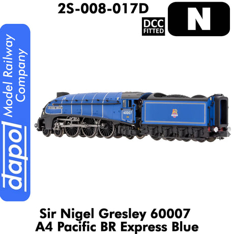 A4 Pacific Sir Nigel Gresley 60007 BR Express Blue | Dapol | 2S-008-017D