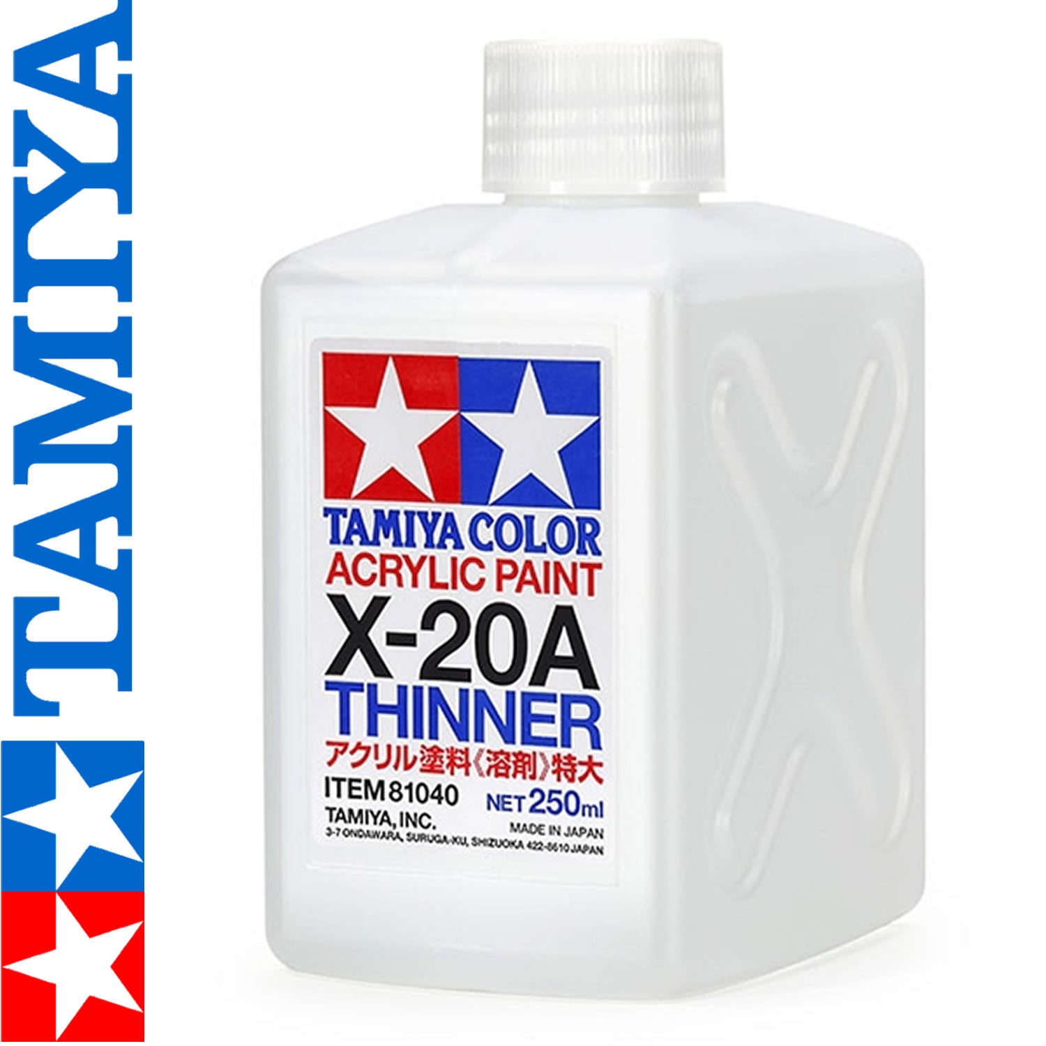 Tamiya ACRYLIC THINNER X-20A 250ml Paint Thinners Thinning Cleaning Airbrush