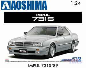 IMPUL 713 S with Option Parts & Window Masks 1:24 scale model kit Aoshima 05306