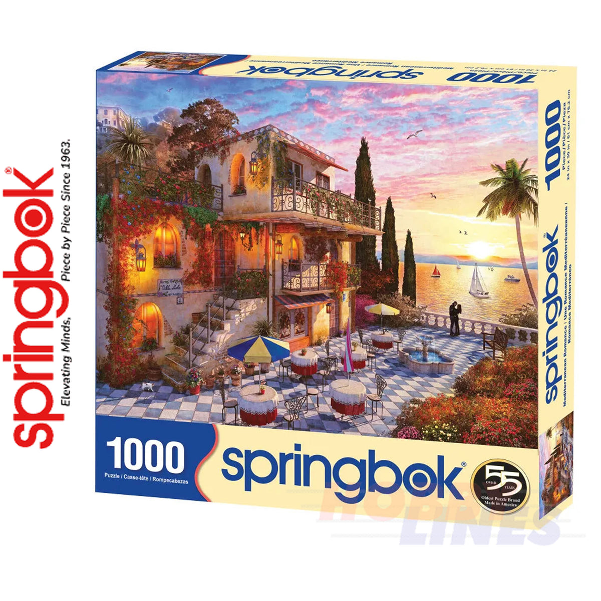 Mediterannean Romance 1000 Piece Jigsaw Puzzle | Springbok | SB33-10863