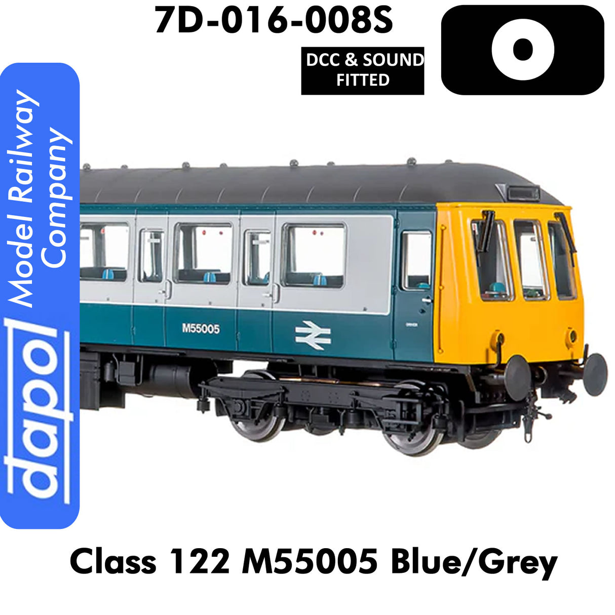 Class 122 M55005 - Blue / Grey  | Dapol | 7D-015-008S