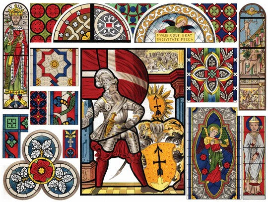 Stained Glass 1000pc Puzzle | New York Puzzle Company | NPZPD2562