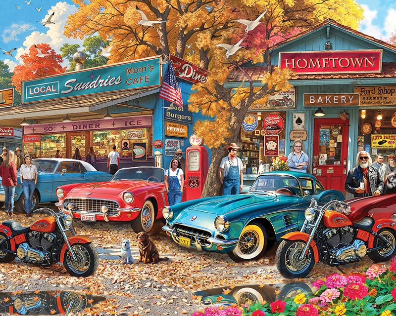 Country Café - 1000pc Puzzle | White Mountain | 2174pz