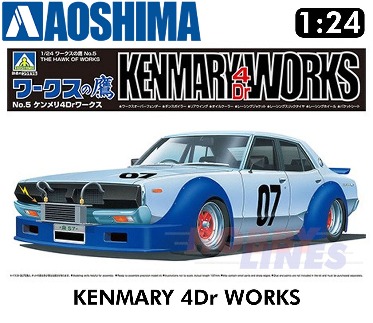 WORKS RACING SPEC KENMARY HAWK 1:24 model kit Aoshima 06693
