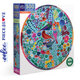 Four Birds 500 pc Round Puzzle | eeBoo | PZFBRD