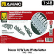 PANZER III/IV LATE WINTERKETTEN track 3D printed HiQ resin detail | Ammo by Mig Jimenez