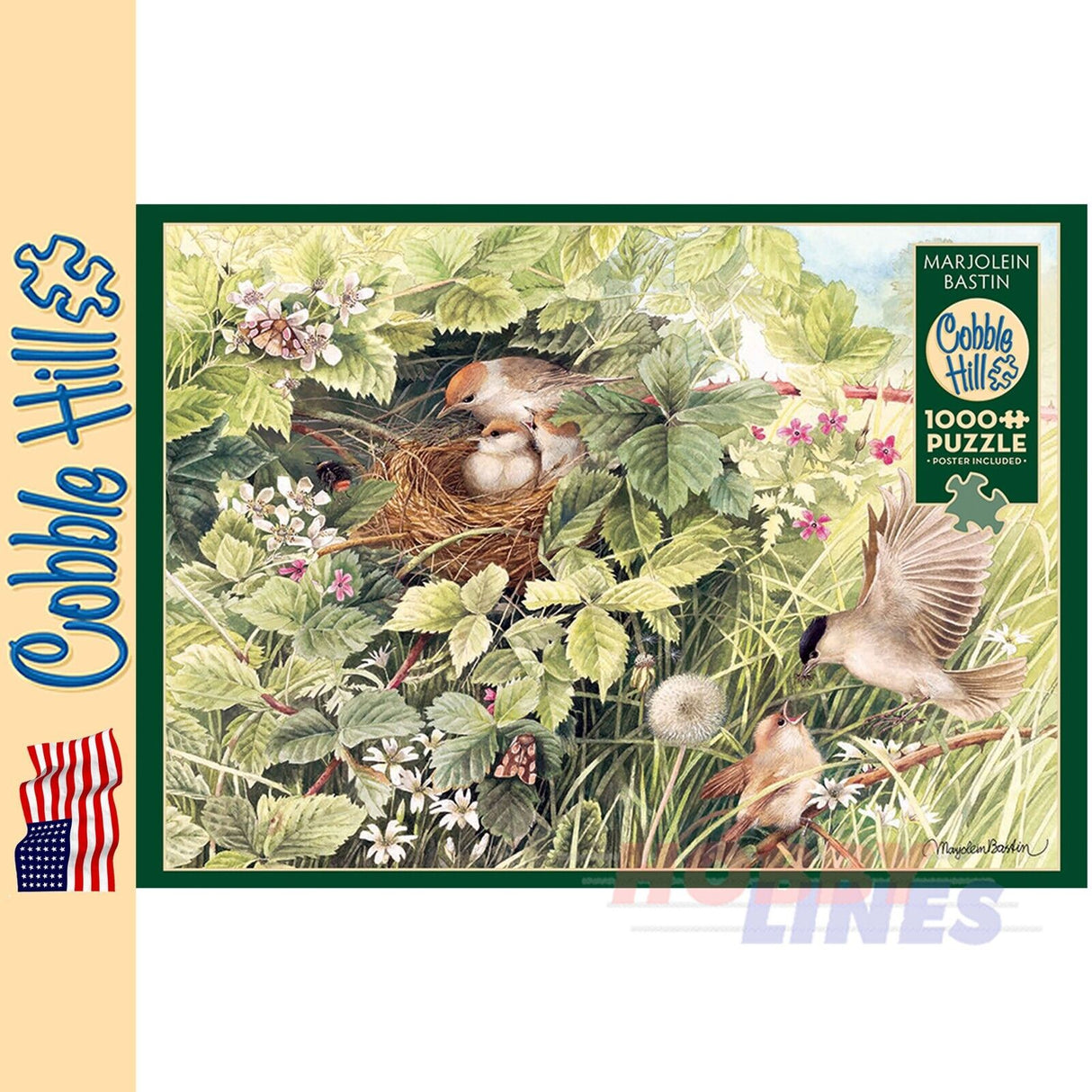 Hidden Nest Cobble Hill puzzle 1000pc CH40162