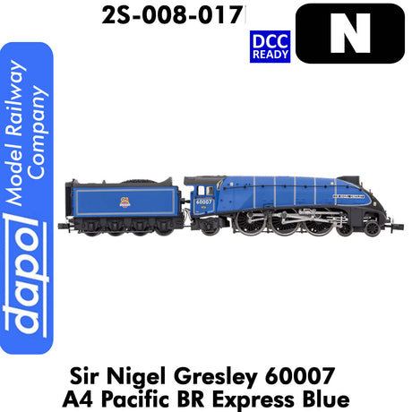 A4 Pacific Sir Nigel Gresley 60007 BR Express DCC Ready | Dapol | 2S-008-017