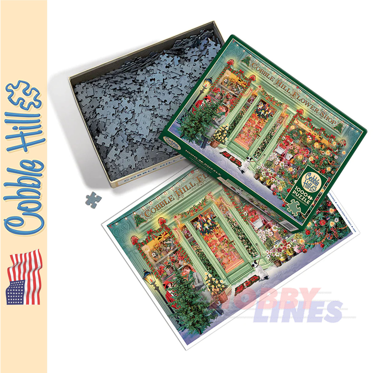 Christmas Flower Shop Cobble Hill puzzle