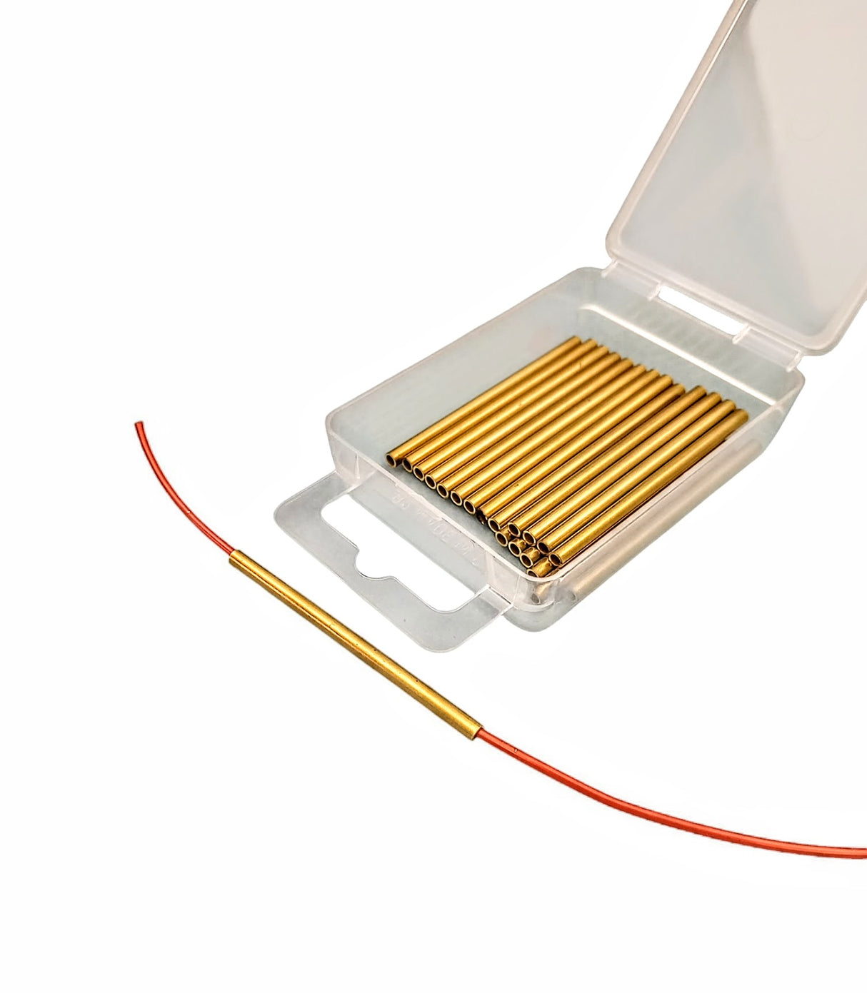 BRASS TUBE 3mm pack 20 for Wire & Cable 50mm | Expo Tools