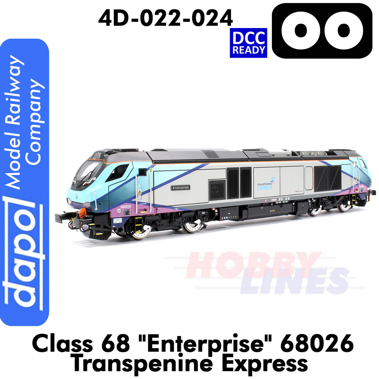 Class 68- Enterprise 68026 Transpenine Express | Dapol | 4D-022-024