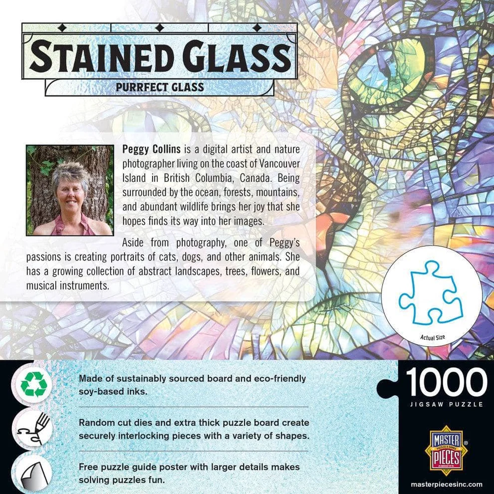 Purrfect Glass - 1000pc Puzzle | Masterpieces | 72502