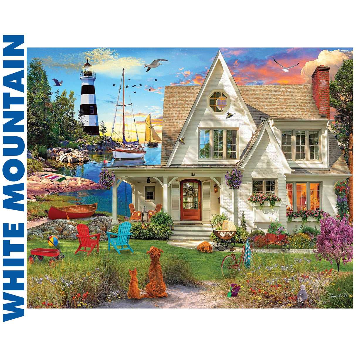 Quiet Cove - 1000pc Puzzle | White Mountain | 1994pz