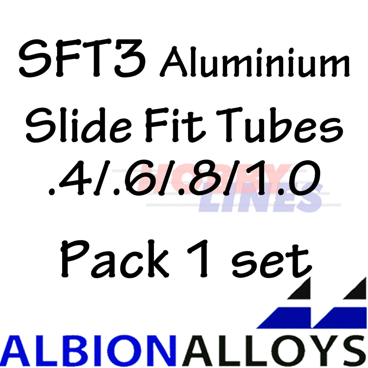 Slide Fit Tubes Selection Packs ALBION ALLOYS Precision Metal Various Sizes SFT
