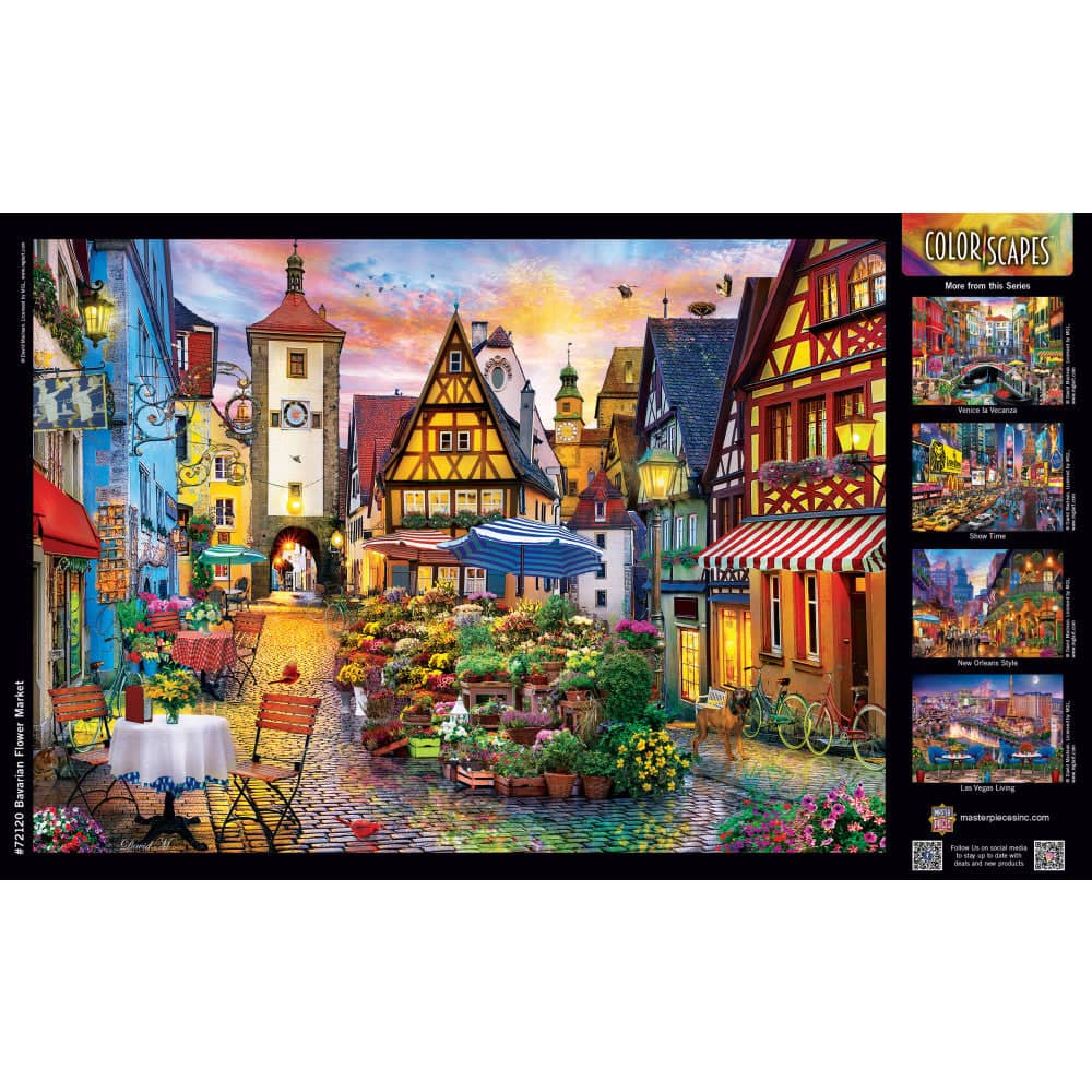 Bavarian Flower Market - 1000pc Puzzle | Masterpieces | MSP-72120