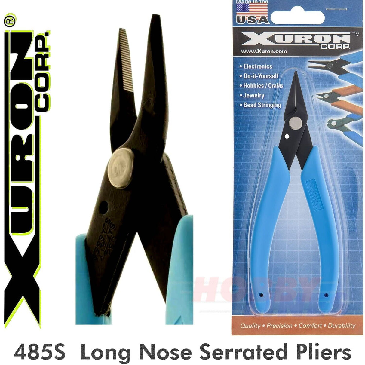 Long Nose Serrated Pliers | Xuron | 75507