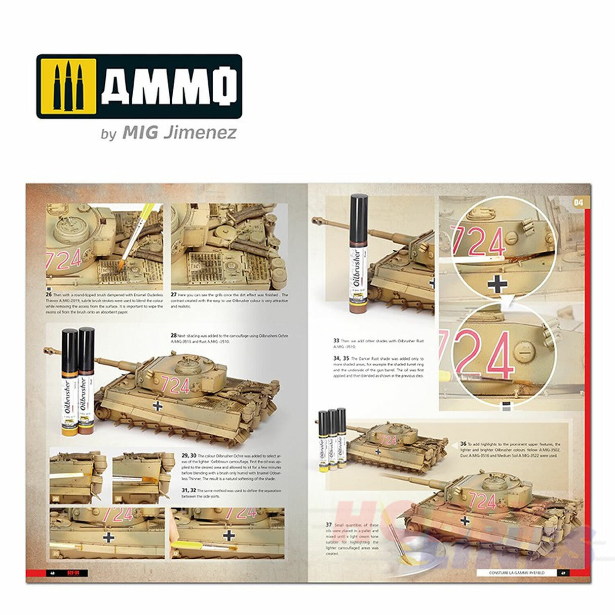 TIGERS - Modelling the Ryefield Family WWII English Book Ammo by Mig MIG6273