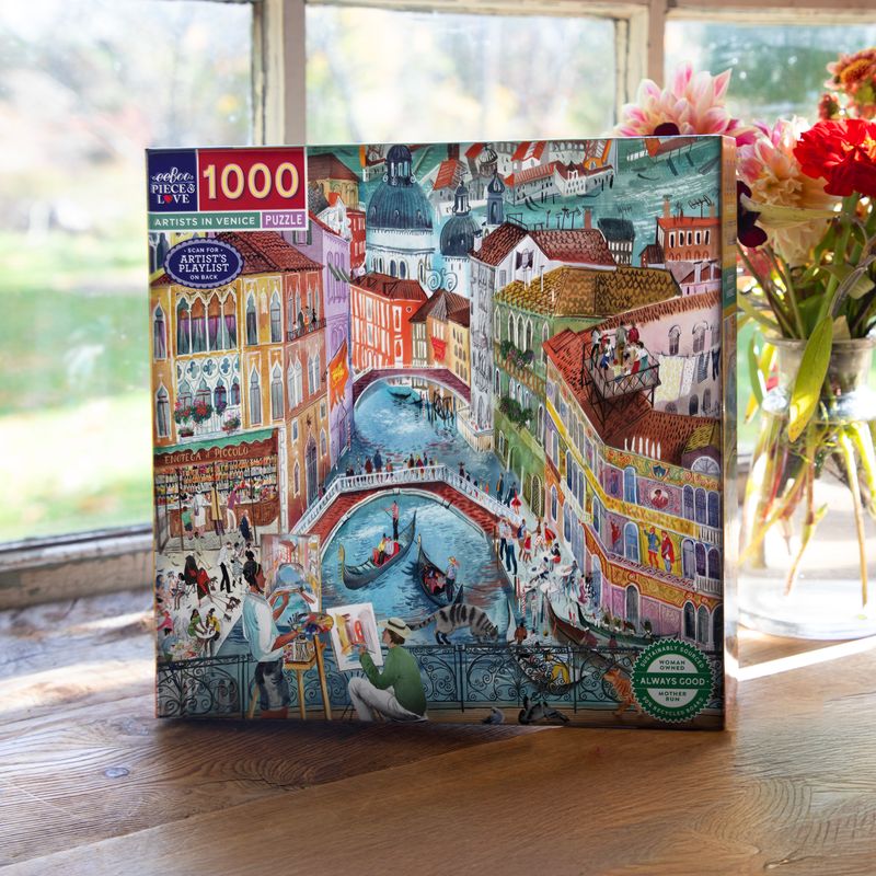 Artists in Venice 1000pc Puzzle | eeBoo | PZT457
