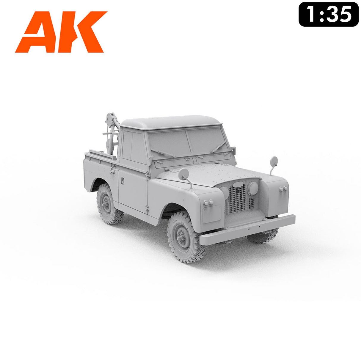Land Rover 88 - Series IIA Crane - Tow Truck - Model Kit | AK interactive | AK35014