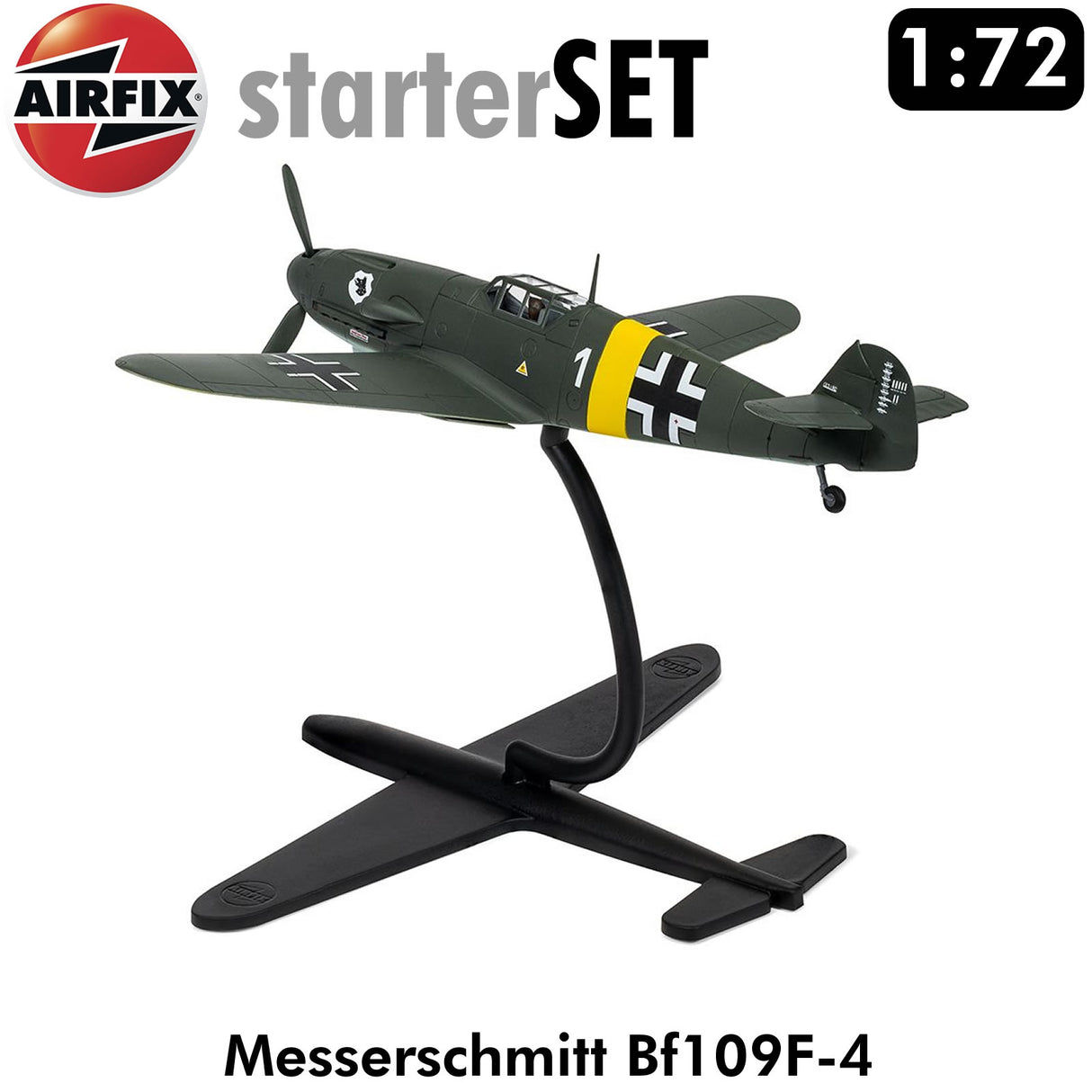 Messerschmitt Bf109F-4 WWII Starter Set | Airfix | A55014