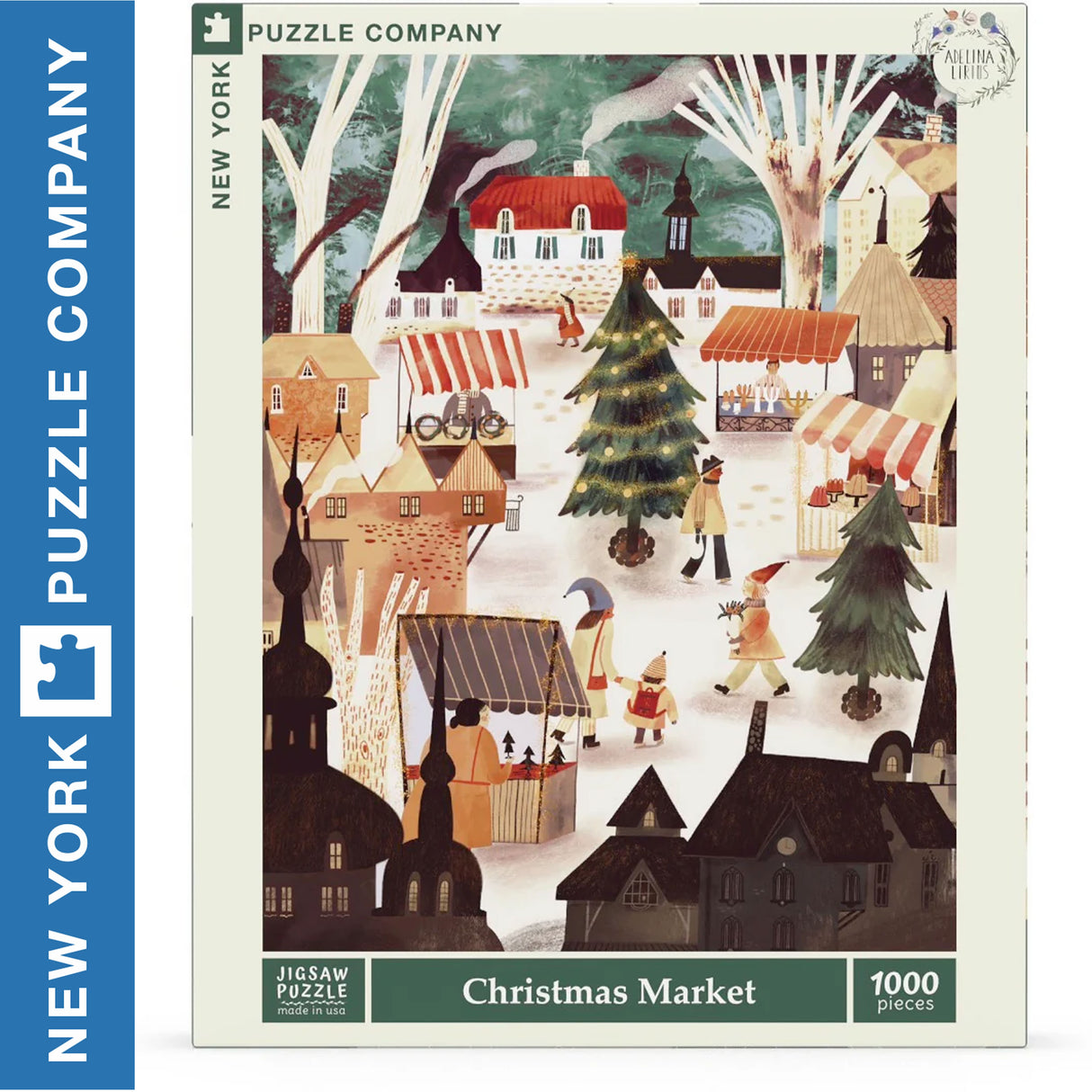 Christmas Market 1000pc Jigsaw | New York Puzzle Company | NPZAL2435