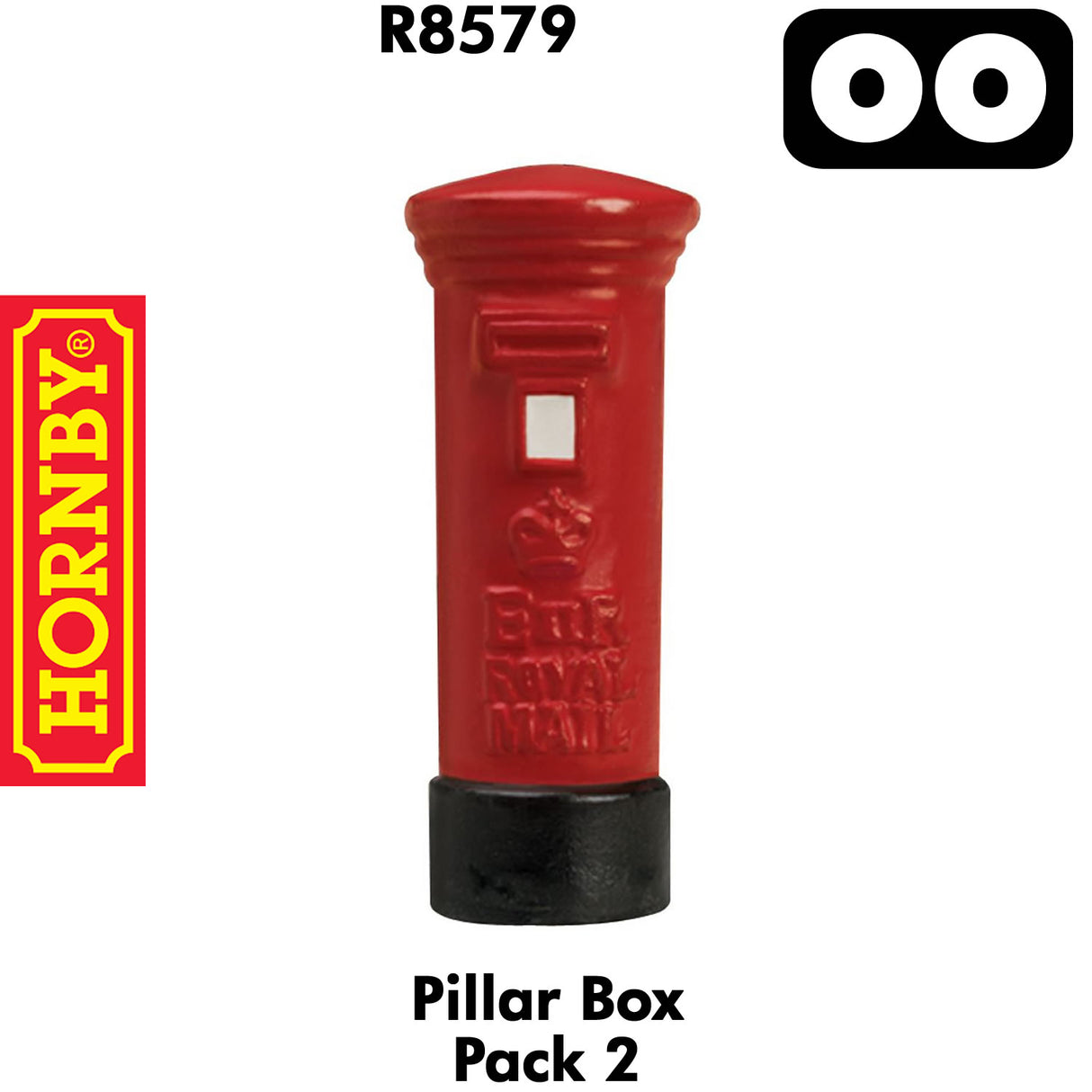 OO Gauge Pillar Box Post - 1:176 Scale | Hornby | R8579
