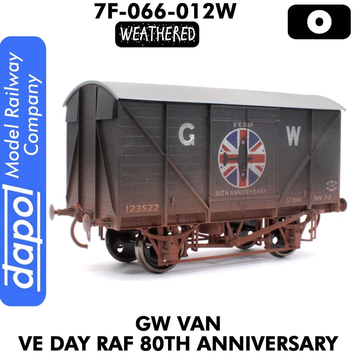 GW Van VE DAY Royal Air Force 80th ANNIVERSARY WEATHERED 1:43 O Dapol 7F-066-011