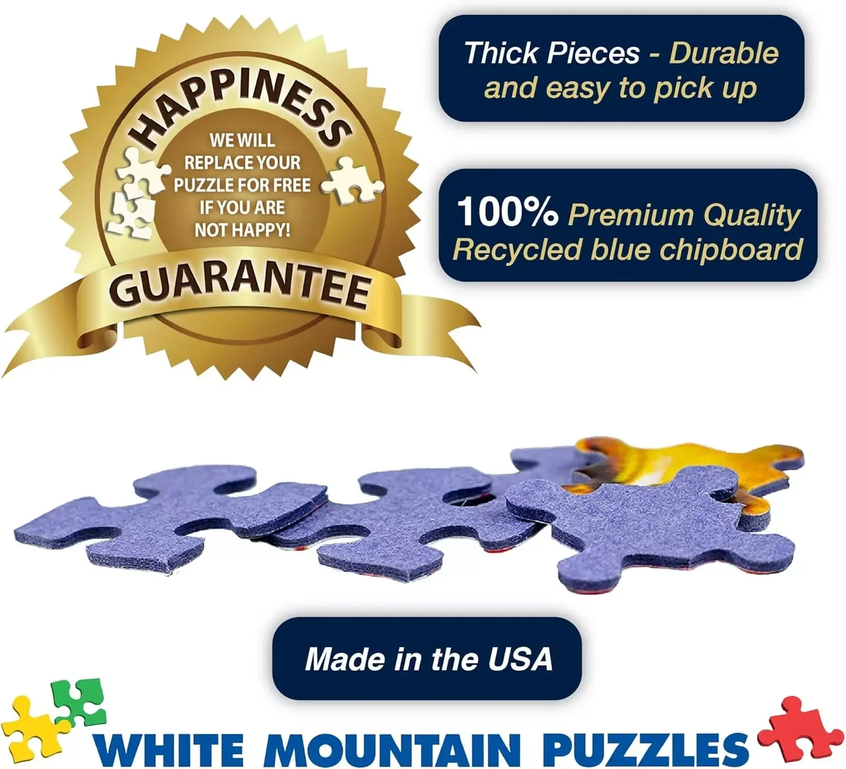 Christmas Calendar - 1000pc Puzzle | White Mountain | 1632pz