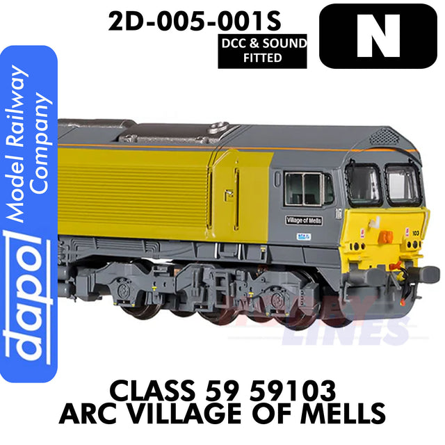 Class 59 Village Of Mells 59103 ARC - DCC & Sound | Dapol | 2D-005-001S