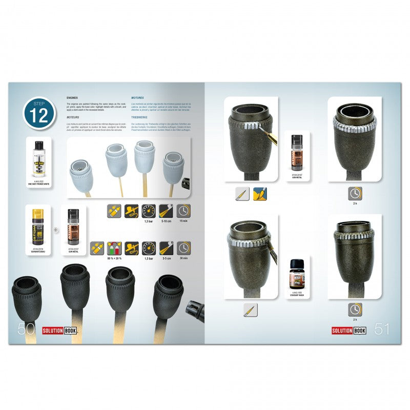 HOW to PAINT Rebel Galactic Starships SOLUTION BOOK 28 Full Colour 65 pages | Ammo by Mig Jimenez