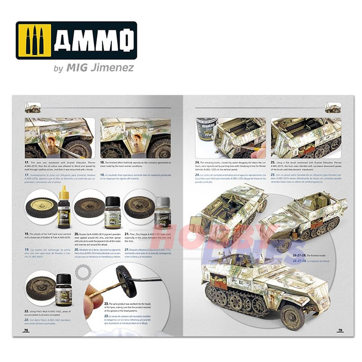How to Paint WINTER WWII GERMAN TANKS Modelling Book English Ammo Mig MIG6039