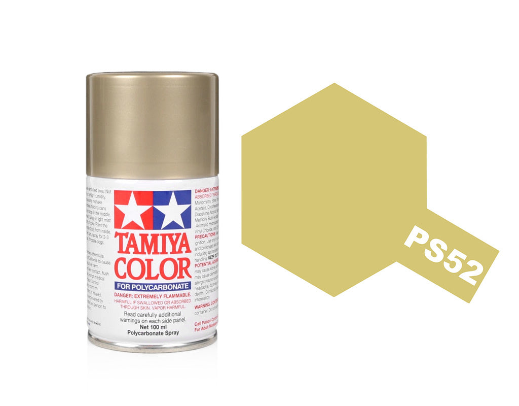Tamiya Ps-52 Champagne Gold Aluminium Spray Paint
