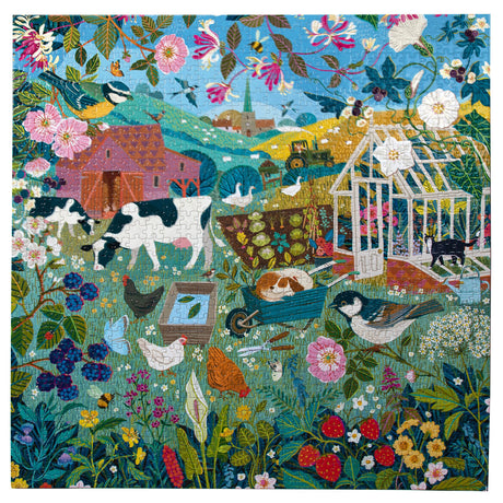 English Hedgerow  1000 pc Puzzle | eeBoo |  PZTEHG